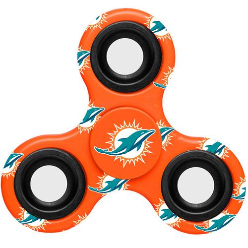 NFL NFL Miami Dolphins Logo 3 Way Fidget Spinner 3E13